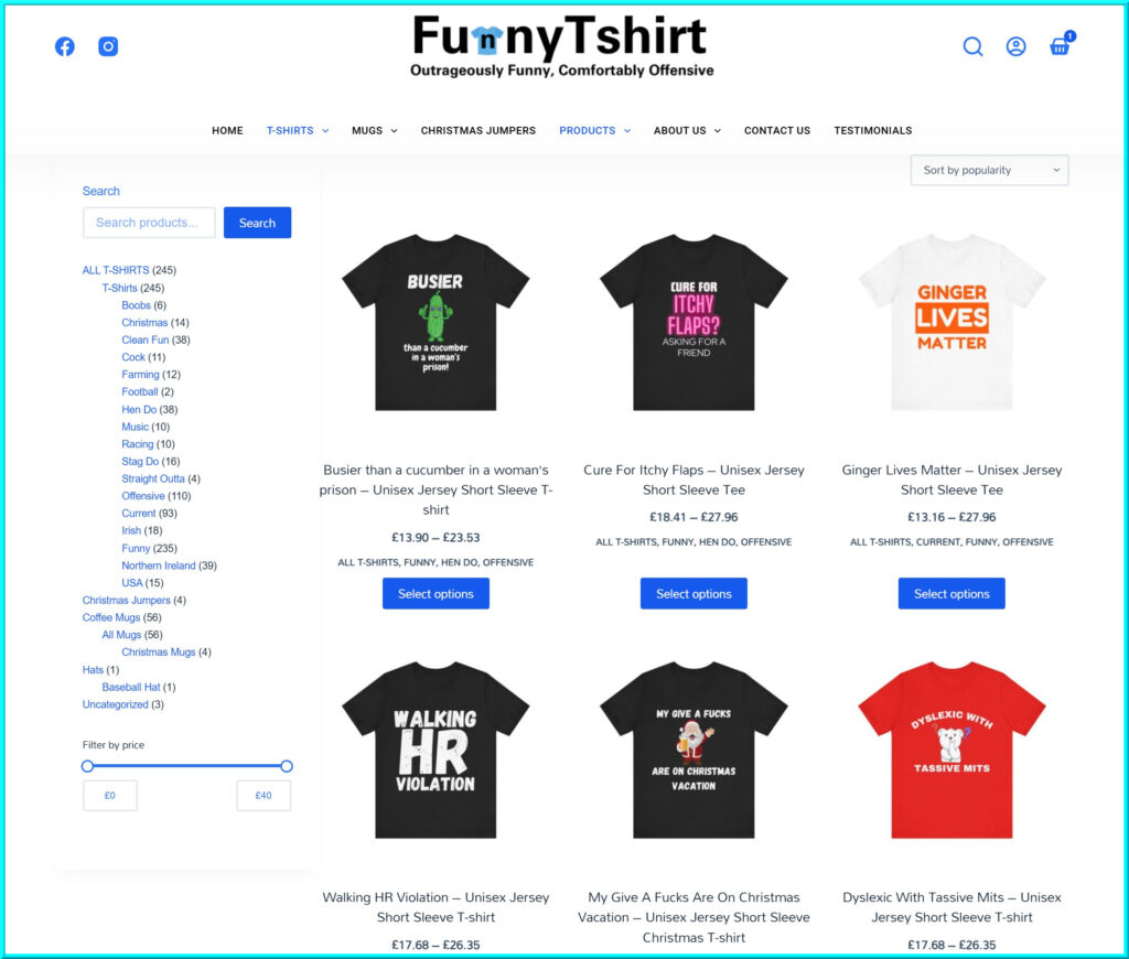 FunnyT-shirt Site