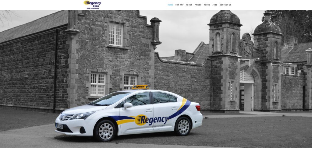 Regency Cabs Website