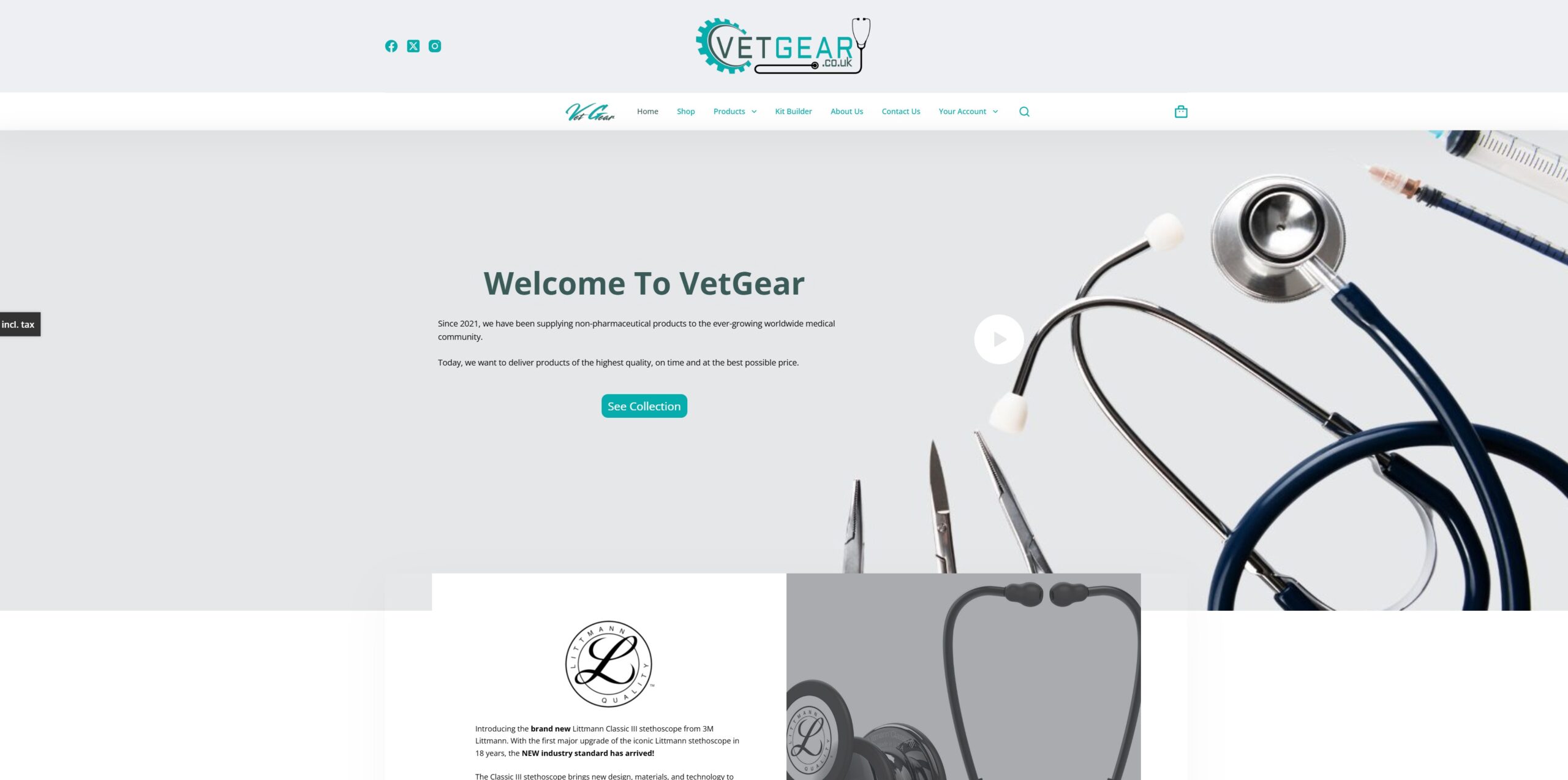 Vetgear Website